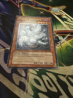 Yugioh! Fusion Devourer STON-EN020 Ultimate Rare 1st Edition NM - Image 2