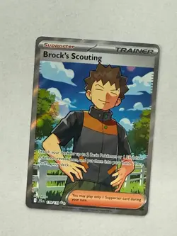Brock's Scouting 179/159 Ultra Rare Journey Together Pokemon Near Mint - Image 1