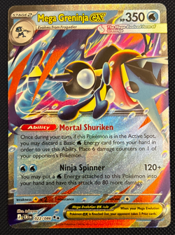Mega Greninja ex 22/86 Double Rare Pokemon Chaos Rising NM - Image 1