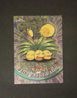 2000 Topps Chrome Pokemon Exeggutor #103 TV Animation Edition Holo LP Vintage - Image 1
