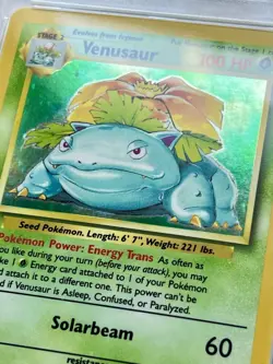 1999 POKEMON BASE SET UNLIMITED #15 VENUSAUR-HOLO PSA 6 EX-MT FRESHLY GRADED - Image 3