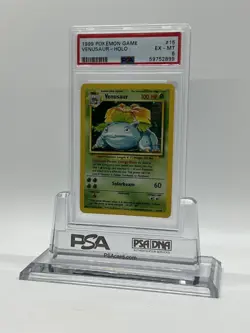 1999 Pokemon Base Set Venusaur Holo #15 PSA 6 EX Rare - Image 1