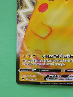 Pokemon Sword & Shield Vivid Voltage Pikachu vmax 044/185 Ultra Rare - Image 5