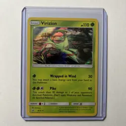 Virizion 8/73 Holo Rare Pokemon Card Shining Legends 2017 LP-NM - Image 1