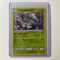 Golisopod SM52 Holo Pokemon Card 2017 Black Star Promo LP-NM - Image 1