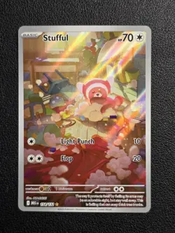 Stufful IR 154/132 MEG Mega Evolution Pokemon Card TCG - NM Near Mint - Image 1