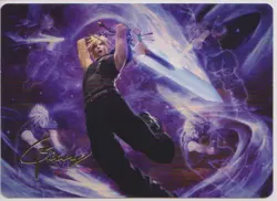 Cloud's Limit Break Art Card (Gold-Stamped Signature) Art Series: Final Fantasy - Image 1