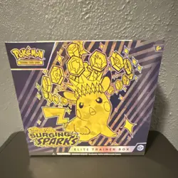 Pokemon Elite Trainer Box Scarlet & Violet Surging Sparks Booster Promo Card - Image 1