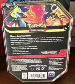 Pokemon TCG: Mega Charizard Y Factory Sealed Card Tin - Image 2