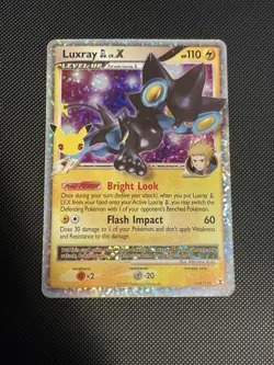 Luxray GL LV.X - 109/111 - Pokemon Celebrations Classic Collection Rare Card NM - Image 1