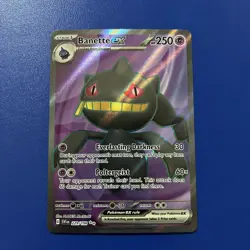 Pokemon TCG Banette EX Holo Card 229/198 Scarlet & Violet Base Set Ultra Rare - Image 1