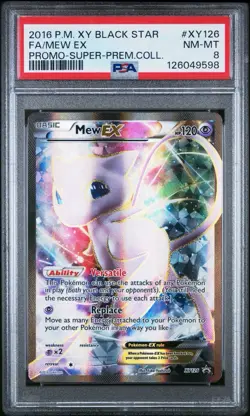 Pokemon Mew EX #XY126 - XY Black Star Promo Card English - PSA 8 | CLEAN | 🔥💎 - Image 1