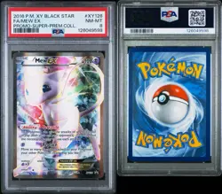 Pokemon Mew EX #XY126 - XY Black Star Promo Card English - PSA 8 | CLEAN | 🔥💎 - Image 3