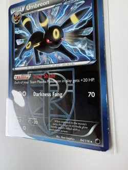 Umbreon - 64/116 - Rare - Plasma Freeze Pokemon TCG MP - Image 3