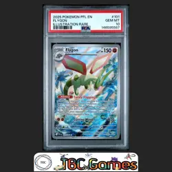 Flygon Pokemon Phantasmal Flames #101 Illustration Rare PSA 10 - Image 1