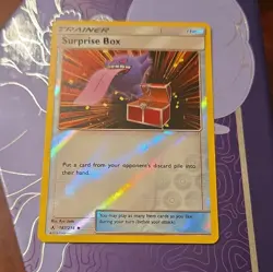 Gengar Surprise Box Unbroken Bonds 187/214 Reverse Holo Uncommon English 2019 - Image 1