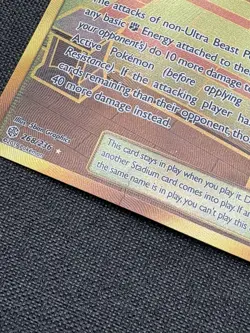 2019 POKEMON SUN & MOON COSMIC ECLIPSE #268 MARTIAL ARTS DOJO SECRET FULL ART - Image 5