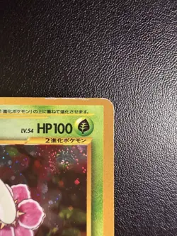 Pokemon TCG Meganium Holo Rare Gold, Silver, to a New World... Japanese HP100 - Image 5