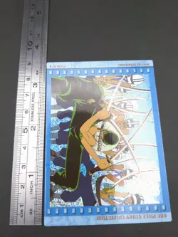 Roronoa Zoro #43 Holo One Piece Carddass Masters Card 2000 Bandai Japanese B1 - Image 4