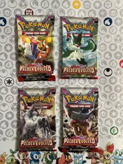 Pokemon TCG Scarlet and Violet Paldea Evolved Booster Pack 820650853494 - Image 1
