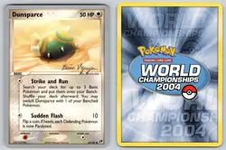Dunsparce 60/100 2004 (Kevin Nguyen) World Championship Decks Pokemon NM - Image 3