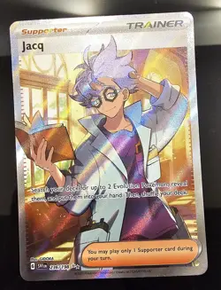 Jacq - 236/198, Pokemon TCG, Scarlet & Violet, Full Art Trainer, Near Mint - Image 1