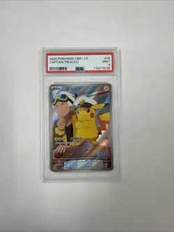 Pokemon Captain Pikachu PSA 9 0709/09 Gem Pack Vol 1 Chinese Ch EB-20241 - Image 1