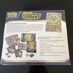 Pokemon Scarlet & Violet Surging Sparks Elite Trainer Box Pikachu English 2024 - Image 2