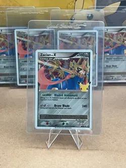 Zacian LV.X SWSH135 Celebrations Black Star Promo Pokemon TCG M/NM - Image 1