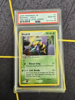 Beedrill PSA 10 - 1/112 - Holo Rare - Fire Red & Leaf Green - Pokemon TCG - Image 1