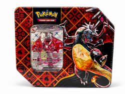 Pokemon TCG Paldean Fates Shiny Charizard Ex Tin Factory Sealed - Image 3
