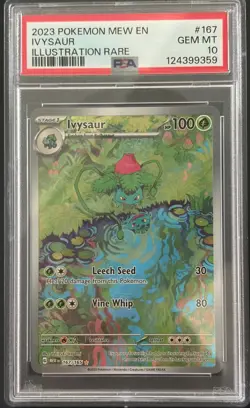 Pokemon Ivysaur #167/165 Scarlet & Violet 151 PSA 10 GEM MINT - Image 1