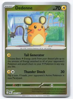 Pokemon TCG Dedenne 029/088 Reverse Holo Perfect Order NM - Image 1