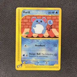 Marill 53/147 Aquapolis Non Holo Pokemon TCG 2002 LP - Image 1