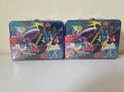 Pokemon TCG Collector Chest Tin Bundle x2 Mega Gardevoir& Mega Lucario Sealed - Image 1