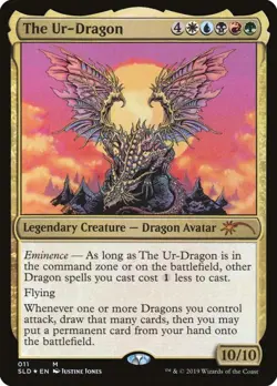 The Ur-Dragon -Foil Near Mint MTG Secret Lair - Image 1