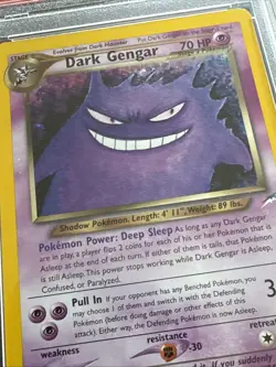 PSA 10 GEM MINT Dark Gengar 6/105 HOLO Neo Destiny RARE Pokemon Card - Image 2