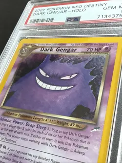 PSA 10 GEM MINT Dark Gengar 6/105 HOLO Neo Destiny RARE Pokemon Card - Image 3