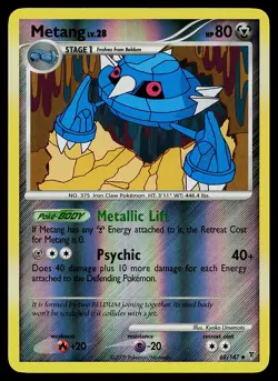 Pokemon Card - Metang Supreme Victors 69/147 Uncommon Reverse Holo - Image 1