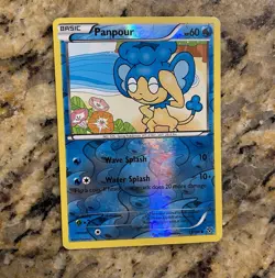 Panpour 37/146 XY Reverse Holo Pokemon TCG Card English 2014 LP - Image 1