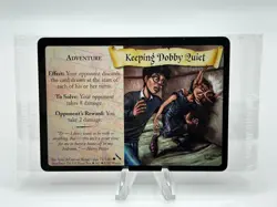 New Sealed Harry Potter 2002 TCG Promo Card Keeping Dobby Quiet (HP5) - Image 1