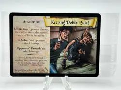 New Sealed Harry Potter 2002 TCG Promo Card Keeping Dobby Quiet (HP4) - Image 1