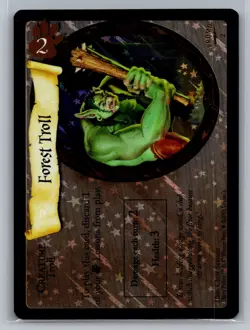 Harry Potter Base Set #2 Forest Troll Holo Promo Card - Image 1