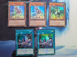 YuGiOh 5 Card Dragonmaid BLMM Deck Ft Nurse Lorpar Hospitality Ultra Emblazoned - Image 1
