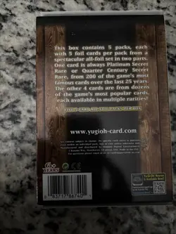 Yugioh Quarter Century Stampede Box 1st Edition Sealed 25th Five 5 Card Packs - Image 3