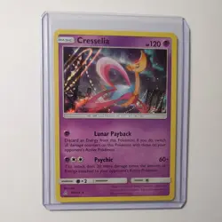 Cresselia 59/156 Ultra Prism Holo Rare 2018 Pokemon Card LP - NM - Image 1