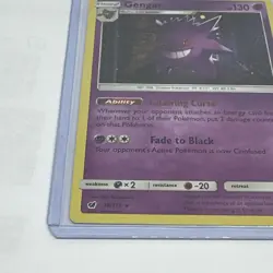 Pokemon Gengar Holo Rare TCG Card Crimson Invasion 38/111 NM - Image 3
