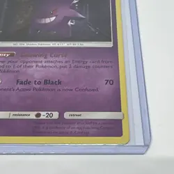 Pokemon Gengar Holo Rare TCG Card Crimson Invasion 38/111 NM - Image 4