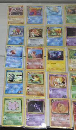 Vintage Pokemon Card Lot Of 62 Meowth, Bulbasaur, Charmander, Dragonair 95-09 - Image 2