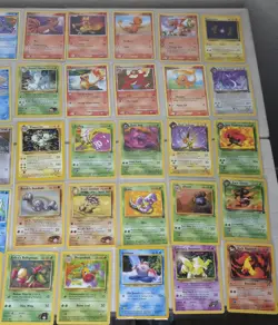 Vintage Pokemon Card Lot Of 62 Meowth, Bulbasaur, Charmander, Dragonair 95-09 - Image 4